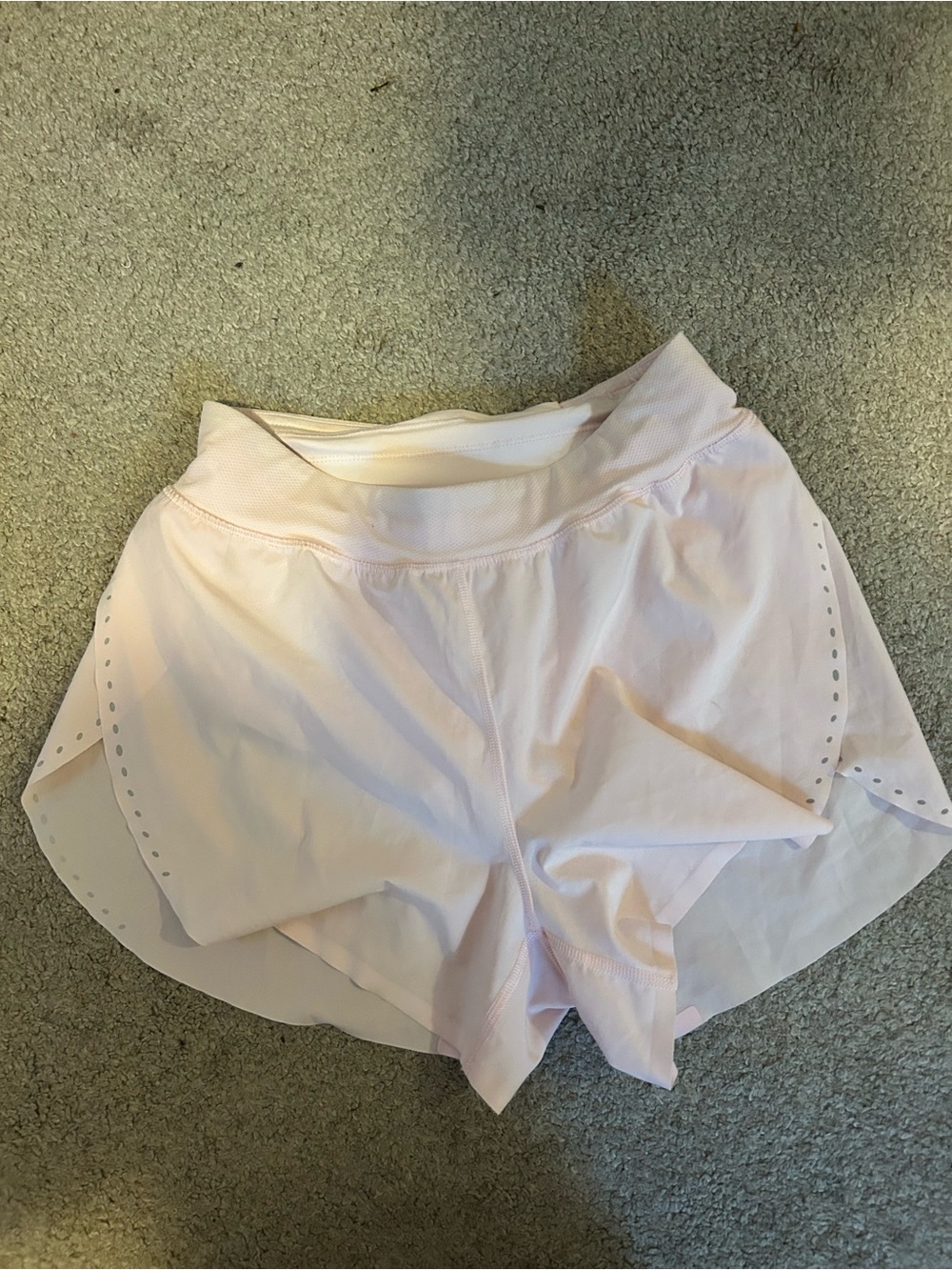 lululemon athletica Pale Pink Active Skort with Built-in Liner